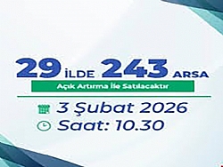 TOK�, 29 �LDE 243 ARSAYI A�IK ARTIRMAYLA SATACAK!